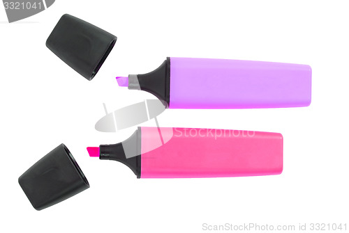 Image of Highlighters isolated