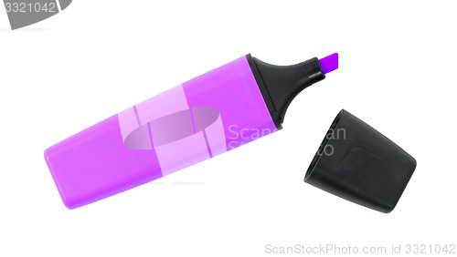 Image of Purple highlighter isolated