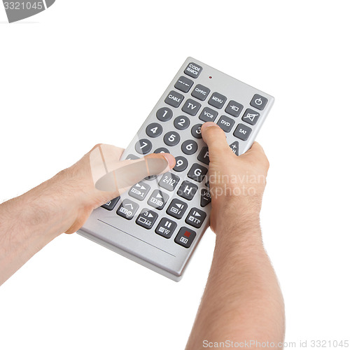 Image of Media conceptual image - Unusual large remote control