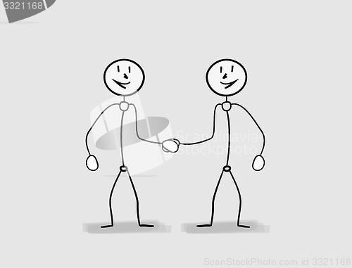 Image of hand shaking
