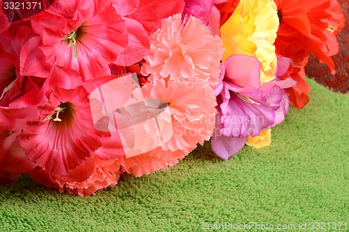 Image of flowers mixed bouquet for background