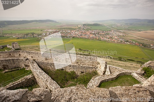 Image of Spissky castle - Look from tower to south and courtyards