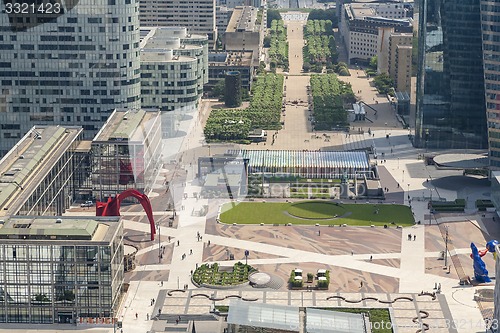 Image of PARIS - JUNE 1:  View of La Defense Paris.