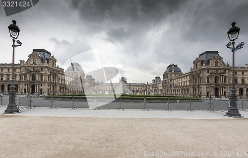 Image of PARIS, FRANCE - JUNE 02, 2008: The Louvre Museum is one of the world\'s largest museums 