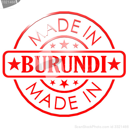 Image of Made in Burundi red seal