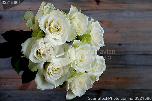 Image of bridal bouquet of roses 