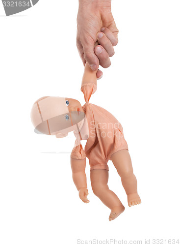 Image of Adult with baby toy (no trademark)