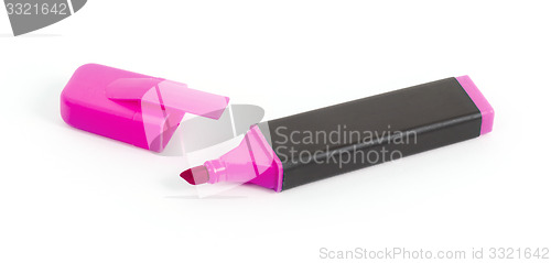 Image of Pink highlighter isolated