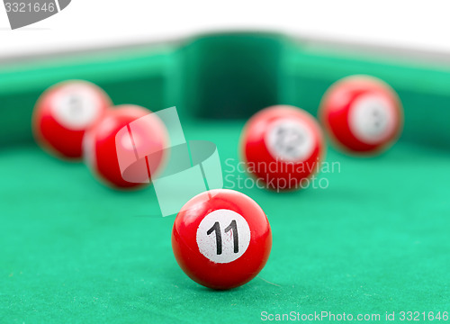 Image of Snooker balls