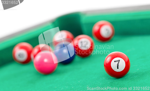 Image of Snooker balls