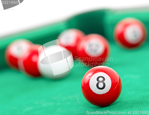 Image of Snooker balls