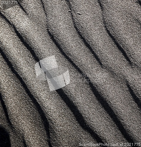 Image of  spain texture abstract   beach in lanzarote 