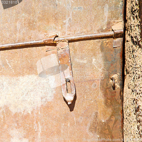 Image of knocker in morocco africa old and history