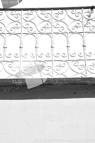 Image of abstract terrace in morocco africa and the sky