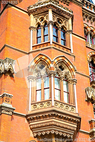 Image of old architecture in london  exterior wall