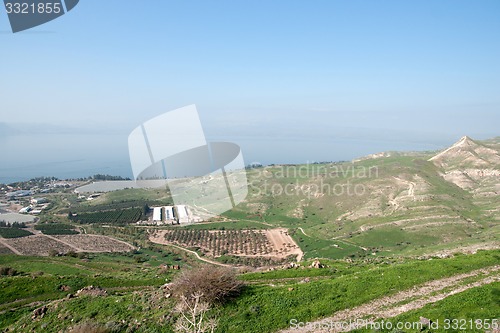 Image of Israeli landscape near Kineret lake