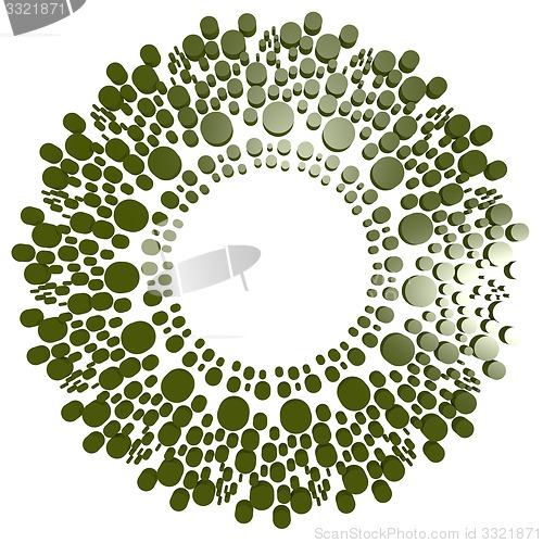 Image of Green circle with dot