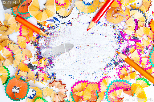 Image of pencils and chips