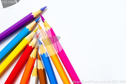 Image of colored pencils for drawing