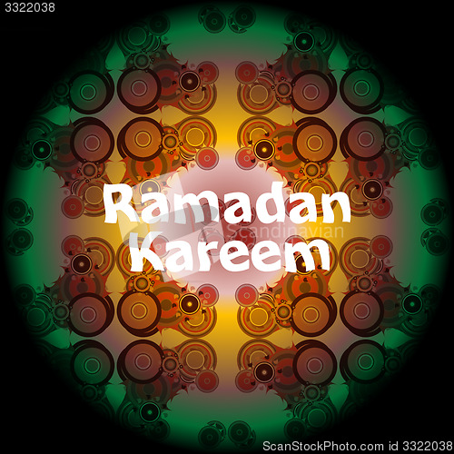 Image of Ramadan Kareem beautiful greeting card