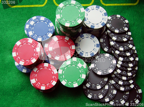 Image of casino chips