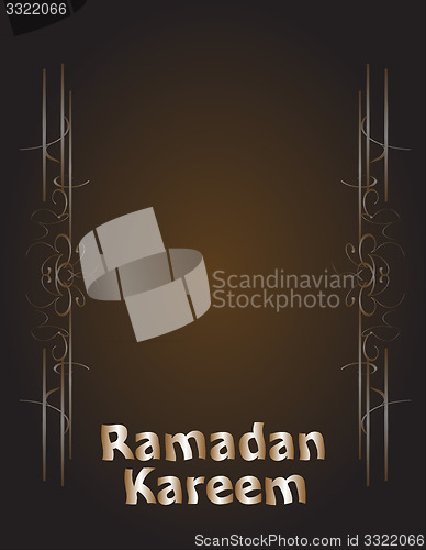 Image of Ramadan Kareem, greeting background