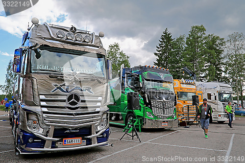 Image of Trucks of Kuljetus Auvinen at Riverside Truck Meeting 2015