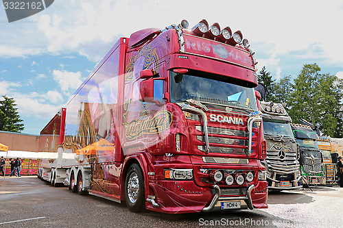 Image of Scania R560 Truck Madonna of Ristimaa, Finland