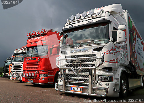 Image of Scania Trucks at Riverside Truck Meeting 2015