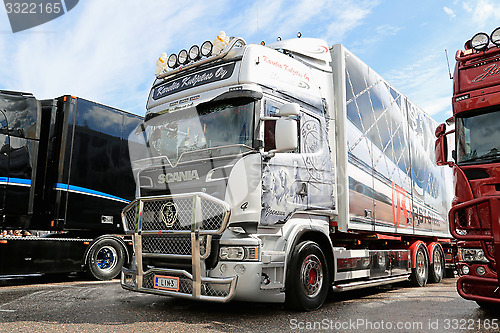 Image of Scania R560 of Karelia Kuljetus Oy at Riverside Truck Meeting 20