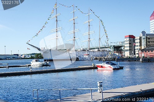 Image of Viking sail ship