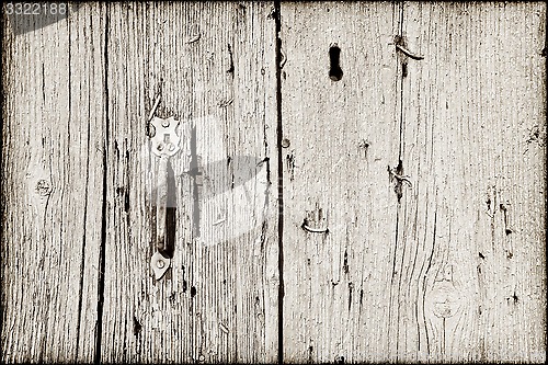 Image of Wooden door grunge texture