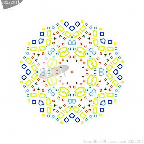 Image of Abstract color pattern shape