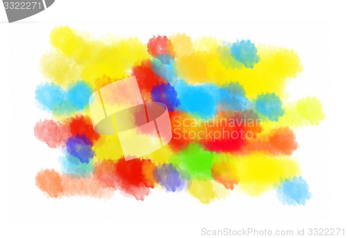 Image of Abstract color blots texture