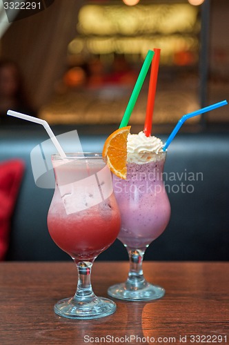 Image of cocktails milkshake