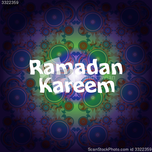 Image of Ramadan Kareem beautiful greeting card