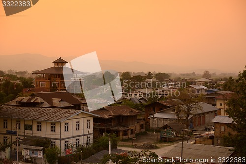 Image of ASIA MYANMAR INLE LAKE NYAUNGSHWN CITY