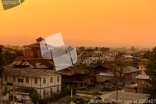 Image of ASIA MYANMAR INLE LAKE NYAUNGSHWN CITY