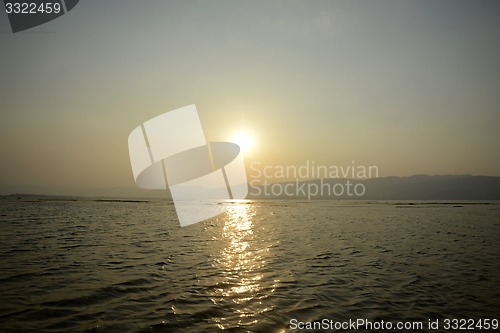 Image of ASIA MYANMAR INLE LAKE LANDSCAPE SUNRISE