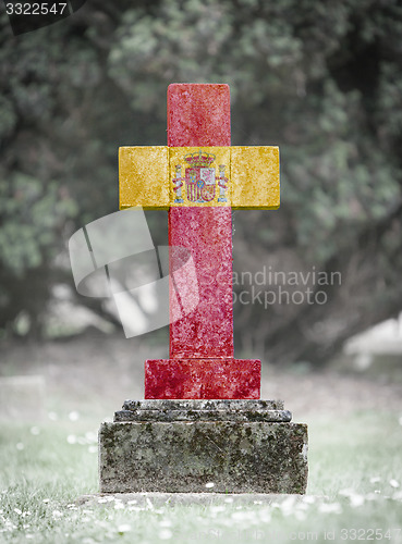 Image of Gravestone in the cemetery - Spain