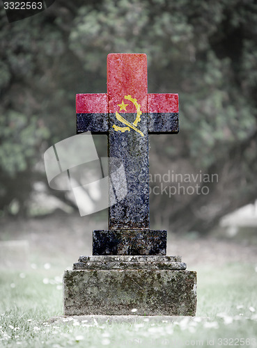 Image of Gravestone in the cemetery - Angola