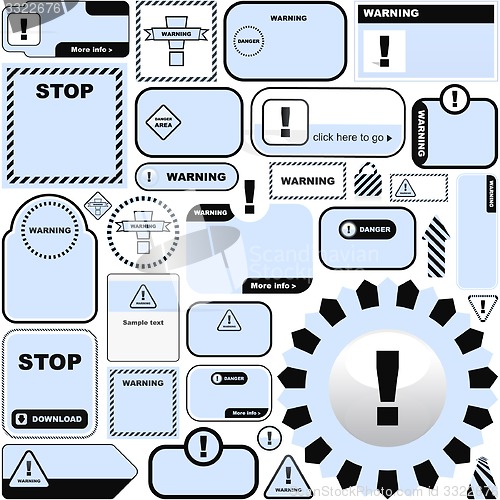 Image of Warning signs.