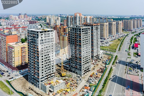 Image of Construction of residential houses in Tyumen