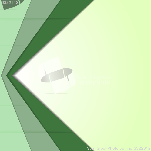 Image of Abstract green corporate tech art