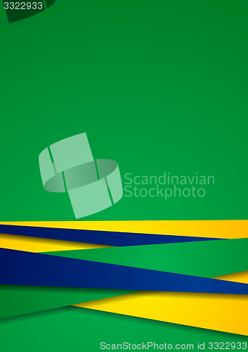 Image of Vector background in Brazilian colors