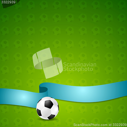 Image of Soccer football vector background