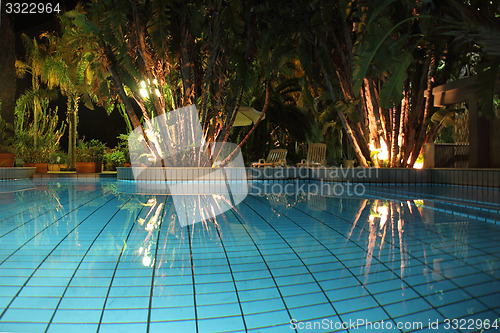 Image of Pool at night1