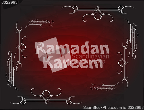 Image of Ramadan Kareem, greeting background