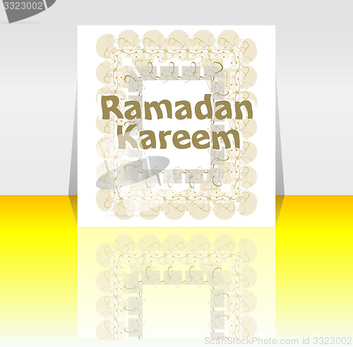 Image of Ramadan Kareem (Happy Ramadan for you)