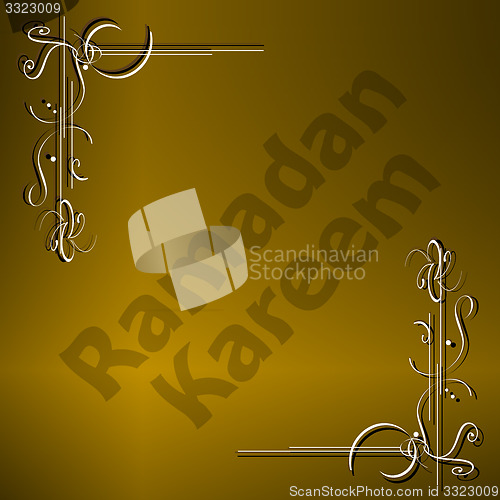 Image of Ramadan Kareem, greeting background